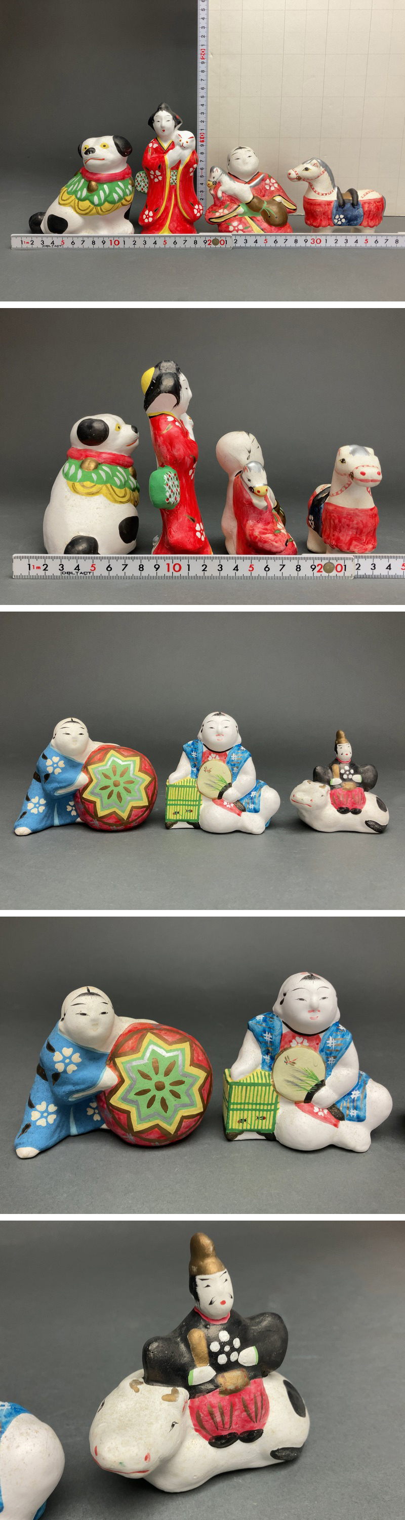 g190 相良人形 七代目さがらたかし/相良隆 まり押し童子 螢かご 他 7点