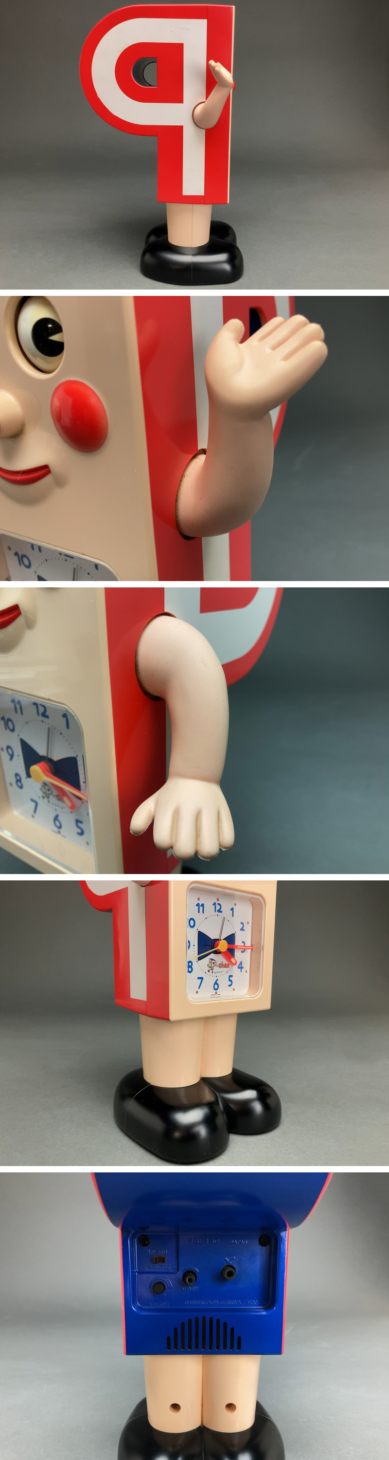 平成レトロ】ポンキッキーズ P-chan キャラクター時計 ポンキッキーズ